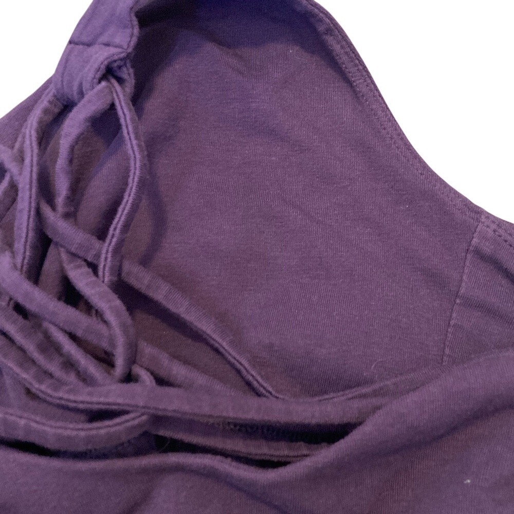 Black & Purple Strappy Sports Bras - Women’s High Comfort Support - Picture 8 of 8